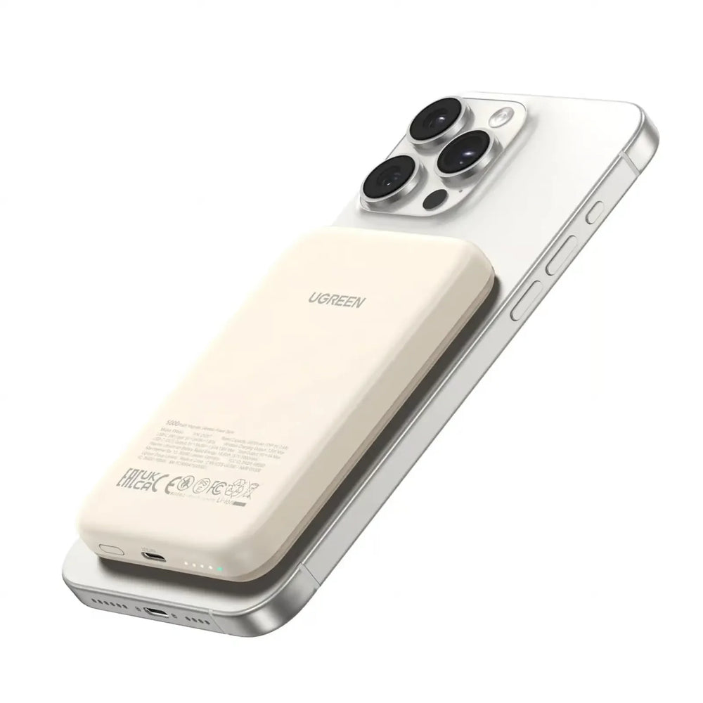 UGREEN PB560 5000mAh Mini Magnetic Wireless 15W Power Bank – 25207