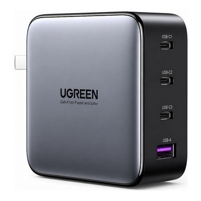 Ugreen X564 100W Charger 4-Port 3 USB-C 1 USB-A GaN Fast Charger Power Adapter -10375 Price In Pakistan