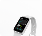 Xiaomi Smart Band 11 Active in White showing the stress tracking screen