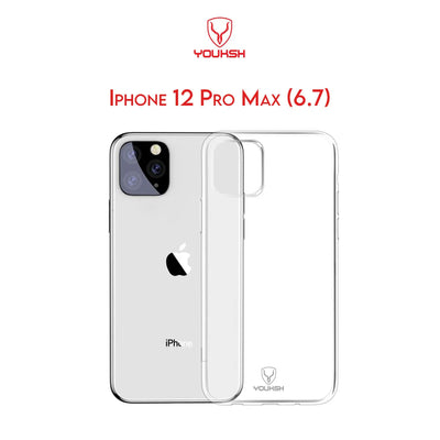 Youksh iPhone 12 Pro Max Transparent Back Cover