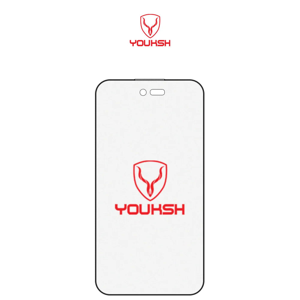 YOUKSH iPhone 17 Matte Anti-Static Glass Protector