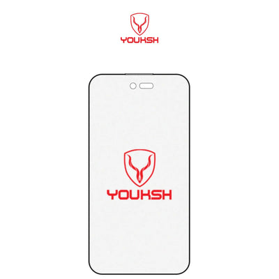 YOUKSH iPhone 17 Matte Anti-Static Glass Protector