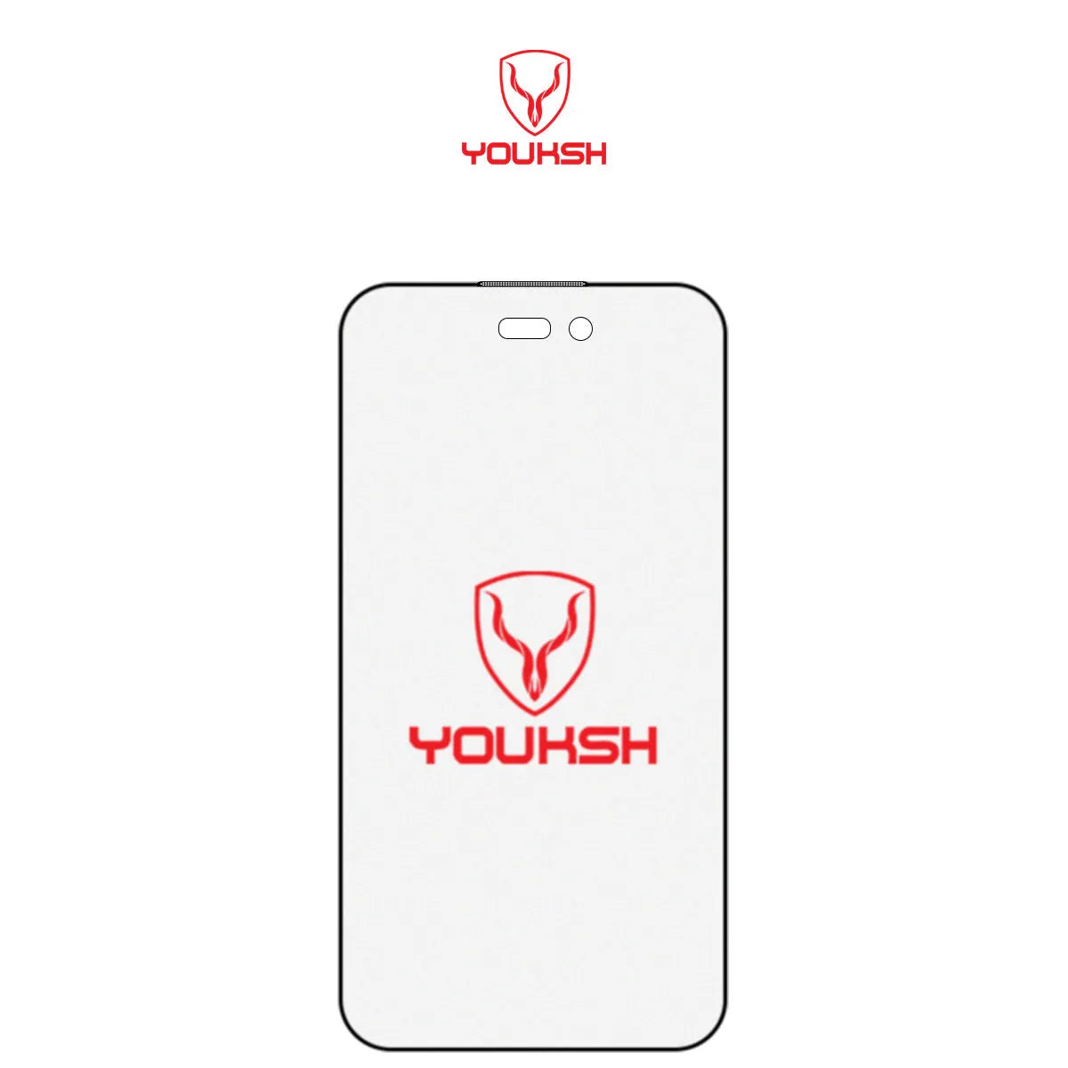 YOUKSH iPhone 17 Pro Matte Anti-Static Glass Protector