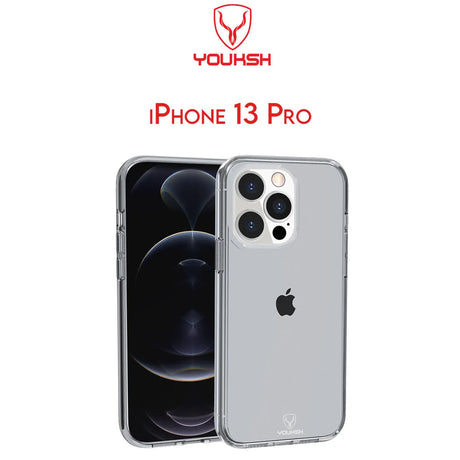 Youksh iPhone 13 Pro (6.1) Transparent Shock Proof Case - Price in Pakistan - Official Warranty