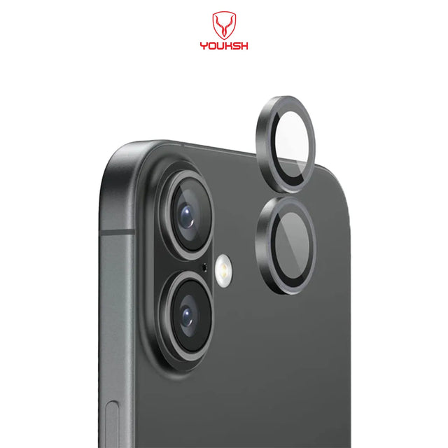 Youksh iPhone 17 Camera Ring Glass Protector