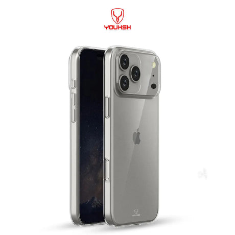 Youksh iPhone 17 Pro Max Ultra Thin Transparent Silicone Case - Price in Pakistan - Official Warranty