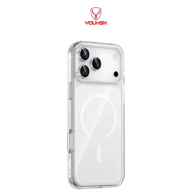 Youksh iPhone 17 Pro Max MagSafe Transparent Case
