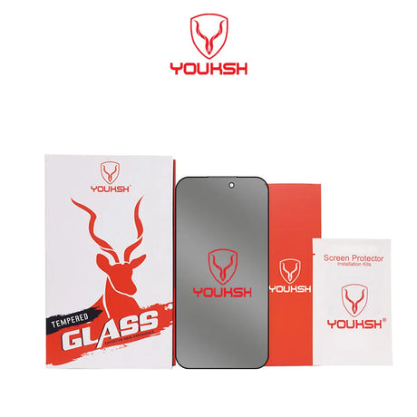 Youksh Privacy Glass Screen Protector for iPhone 17 - Price in Pakistan - Official Warranty