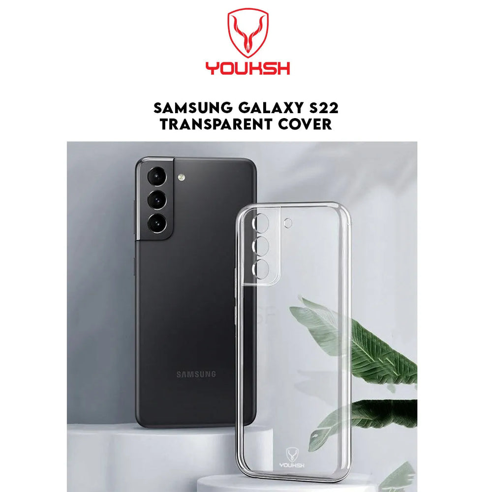Youksh Samsung Galaxy S22 Transparent Shock Proof Case