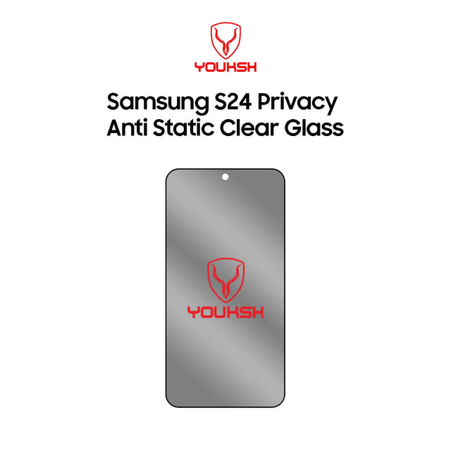 Youksh Samsung S24 Privacy Glass Protector