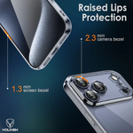 Youksh iPhone 17 Pro Max Ultra Thin Transparent Silicone Case