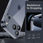 Youksh iPhone 17 Pro Max Ultra Thin Transparent Silicone Case