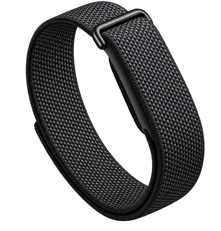 Google Fitbit Air fitness band color lineup: Obsidian, Berry, Lavender and Stephen Curry